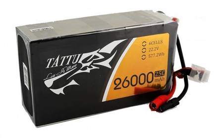 Akumulator Tattu 26000mAh 22,2V 25C 6S1P