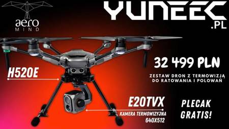 Hunter's kit. Drone with thermal imaging for animal rescue and hunting. EXPERTER version.