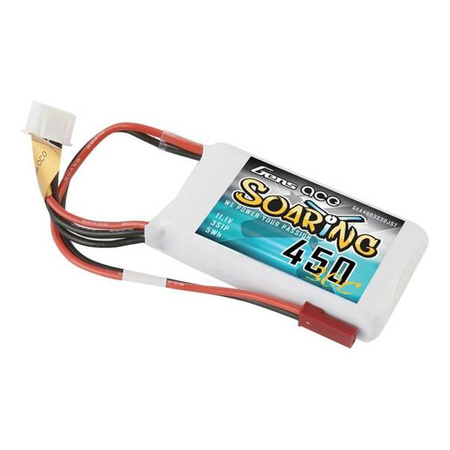 Akumulator Gens Ace Soaring 450mAh 11.1V 30C 3S1P JST-SYP