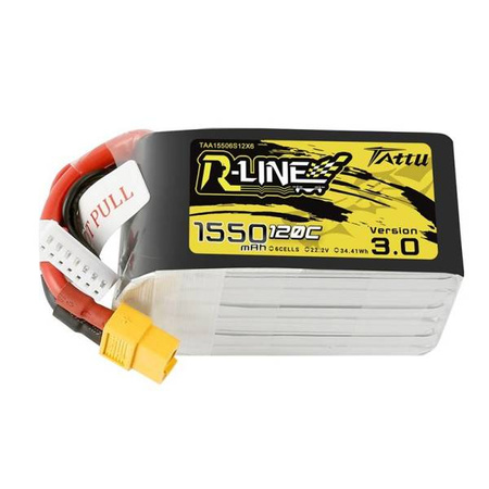 Akumulator Tattu R-Line 3.0 1550mAh 22.2V 120C 6S1P XT60