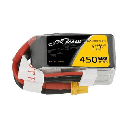 Akumulator Tattu 450mAh 11,1V 75C 3S1P 