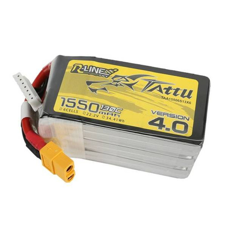 Akumulator Tattu R-Line 4.0 1550mAh 22.2V 130C 6S1P XT60