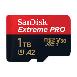 Karta pamięci SANDISK EXTREME PRO microSDXC 1TB 200/140 MB/s UHS-I U3 (SDSQXCD-1T00-GN6MA)