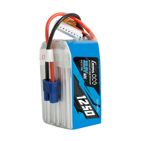 Akumulator Gens Ace 1250mAh 22.2V 60C 6S1P EC3