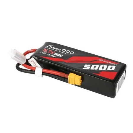 Akumulator Gens Ace 5000mAh 11,1V 60C 3S1P Shorty XT60
