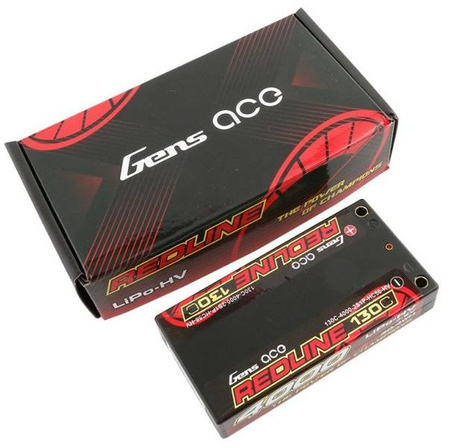 Akumulator Gens Ace Redline 4000mAh 7.6V 2S1P 130C HardCase HV