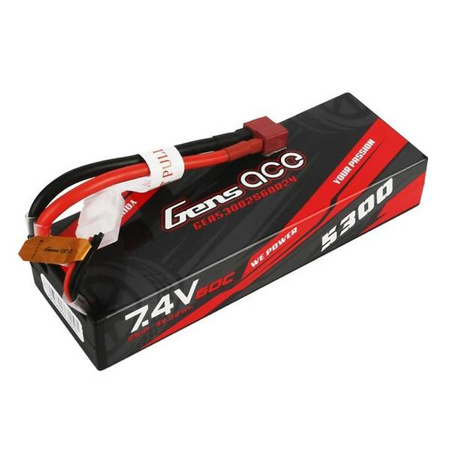 Akumulator Gens Ace 5300mAh 7,4V 60C 2S1P T-Dean Bashing HardCase