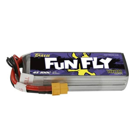 Akumulator Tattu Funfly 1800mAh 14,8V 100C 4S1P XT60