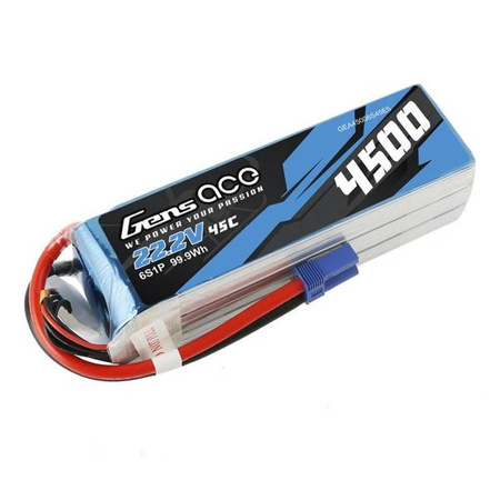 Akumulator Gens Ace 4500mAh 22.2V 45C 6S1P