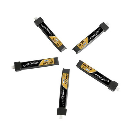 Akumulator Tattu LiPo 300mAh 3.8V 75C 1S1P HV BT2.0.5 (5pcs)