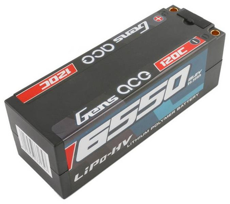 Akumulator Gens Ace 6550mAh 14.8V High Voltage 120C 4S1P HardCase