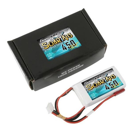 Akumulator Gens Ace Soaring 450mAh 11.1V 30C 3S1P JST-SYP