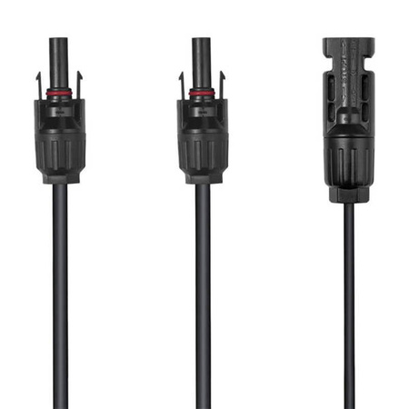 MC4 cable for solar panels EcoFlow 30cm