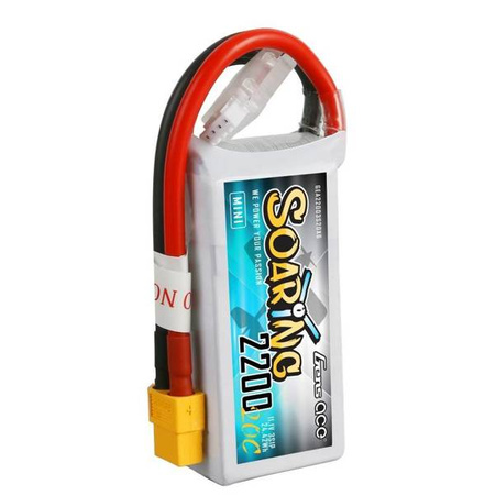 Akumulator GensAce Soaring Mini LiPo 2200mAh 11.1V 20C 3S1P XT60