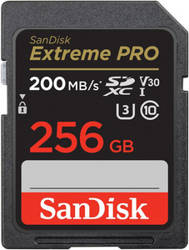 SANDISK EXTREME PRO SDXC 256GB 200/140 MB/s UHS-I U3 memory card (SDSDXXD-256G-GN4IN)
