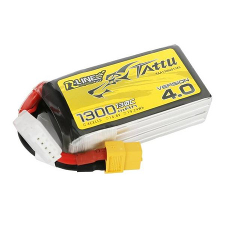 Akumulator Tattu R-Line Version 4.0 1300mAh 14,8V 130C 4S1P XT60