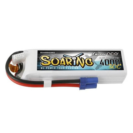 Akumulator Gens Ace Soaring 4000mAh 14.8V 30C 4S1P EC5