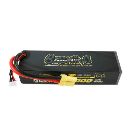 Gens Ace Bashing 8000mAh 11.1V 100C 3S1P LiPo EC5 Battery