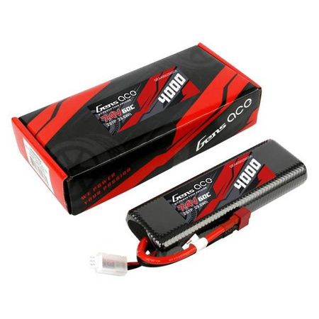 Akumulator Gens Ace 4000mAh 7,4V 60C 2S1P T-plug Bashing