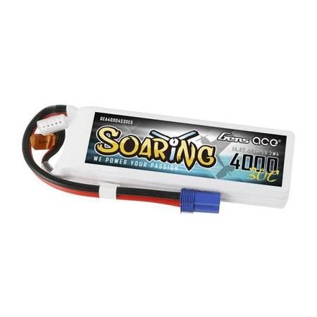 Akumulator Gens Ace Soaring 4000mAh 14.8V 30C 4S1P EC5