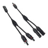 MC4 cable for solar panels EcoFlow 30cm