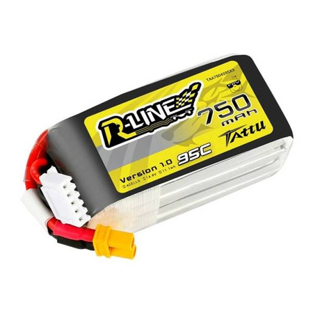 Tattu R-Line 750mAh 14.8V 95C 4S1P JST-XHR Battery