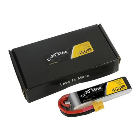 Akumulator Tattu 450mAh 7.4V 75C 2S1P Long XT30