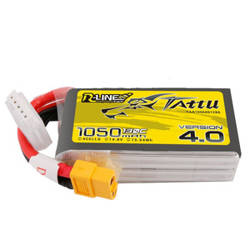 Tattu R-Line 4.0 1050mAh 14,8V 130C 4S1P XT60 Battery