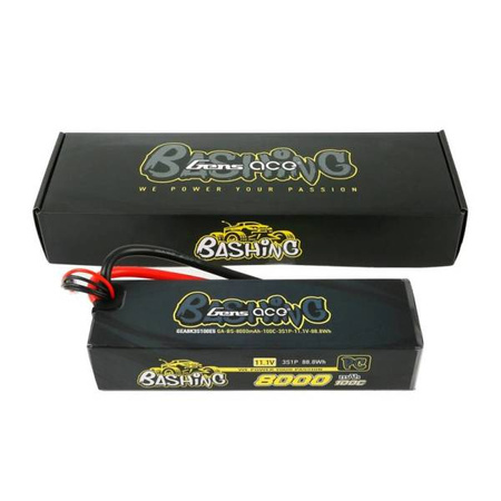 Gens Ace Bashing 8000mAh 11.1V 100C 3S1P LiPo EC5 Battery