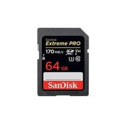 Karta pamięci SanDisk Extreme Pro SDXC 64GB 170/90 MB/s V30 U3 4K (SDSDXXY-064G-GN4IN)