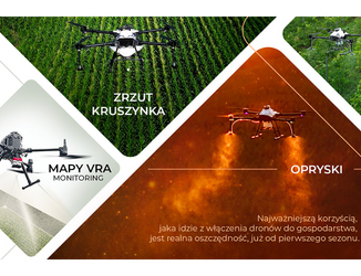 Usługi rolnicze dronem