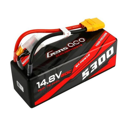 Akumulator Gens Ace 5300mAh 14,8V 60C 4S1P XT90 Bashing
