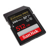 Karta pamięci SANDISK EXTREME PRO SDXC 512GB 200/140 MB/s UHS-I U3 (SDSDXXD-512G-GN4IN)
