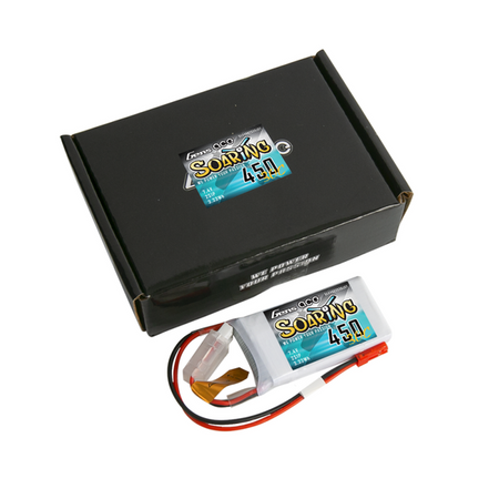 Akumulator Gens Ace Soaring 450mAh 7,4V 30C 2S1P JST-SYP