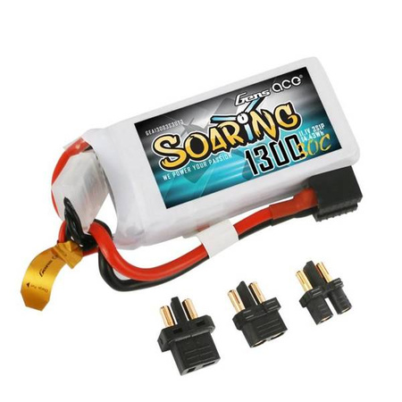 Akumulator Gens Ace Soaring 1300mAh 11.1V 30C 3S1P EC3/XT60/T-Plug