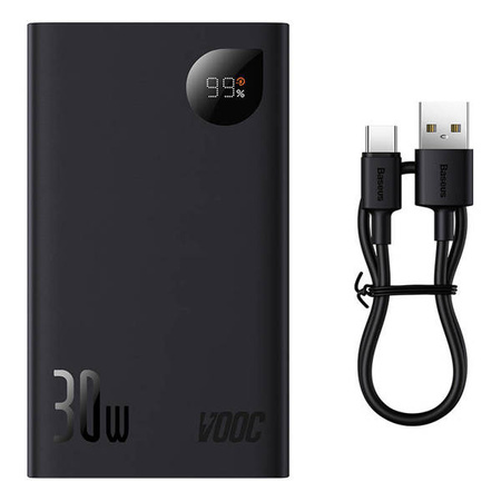 Powerbank Baseus Adaman 2, 20000mAh, 30W, 3xUSB, USB-C (black)