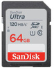 Memory card SanDisk Ultra SDXC 64GB 120 MB/s UHS-I (SDSDUN4-064G-GN6IN)