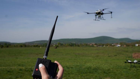 Professional spraying kit - agricultural drone ABZ Innovation L10 PRO with deployment and accessories