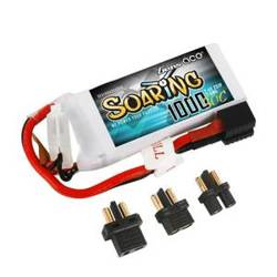 Akumulator Gens Ace Soaring 1000mAh 7.4V 30C 2S1P EC3/XT60/T-Plug