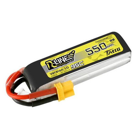 Akumulator Tattu R-Line 550mAh 7.4V 95C 2S1P XT30
