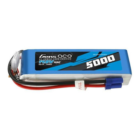 Akumulator Gens Ace 5000mAh 14.8V 45C 4S1P