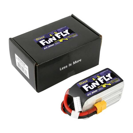 Tattu Funfly battery 1300mAh 22,2V 100C 6S1P XT60