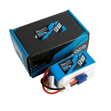 Akumulator Gens Ace 1250mAh 22.2V 60C 6S1P EC3