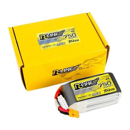 Tattu R-Line 750mAh 14.8V 95C 4S1P JST-XHR Battery