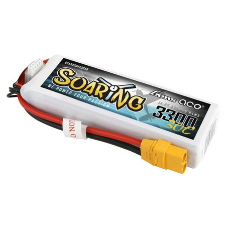 Akumulator Gens Ace Soaring 3300mAh 14.8V 30C 4S1P XT90