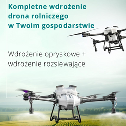 Kompletne wdrożenie drona rolniczego w Twoim gospodarstwie (Wdrożenie opryskowe + wdrożenie rozsiewające)