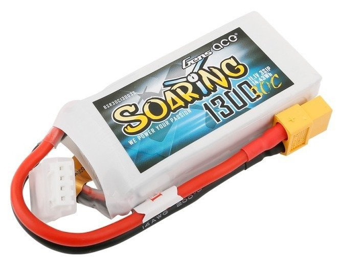 Akumulator Gens Ace Soaring 1300mah 11 1v 30c 3s1p Xt60 Sklep Aeromind Pl