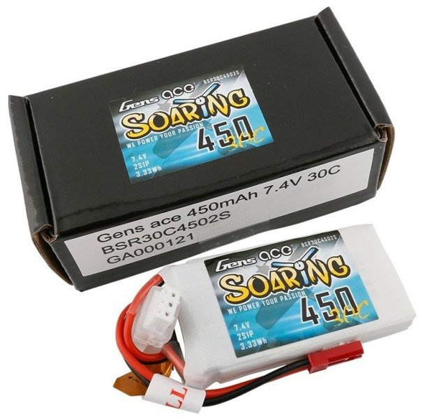 Akumulator Gens Ace Soaring 450mah 7 4v 30c 2s1p Jst Syp Sklep Aeromind Pl