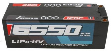 Akumulator Gens Ace 6550mAh 15.2V High Voltage 120C 4S1P HardCase